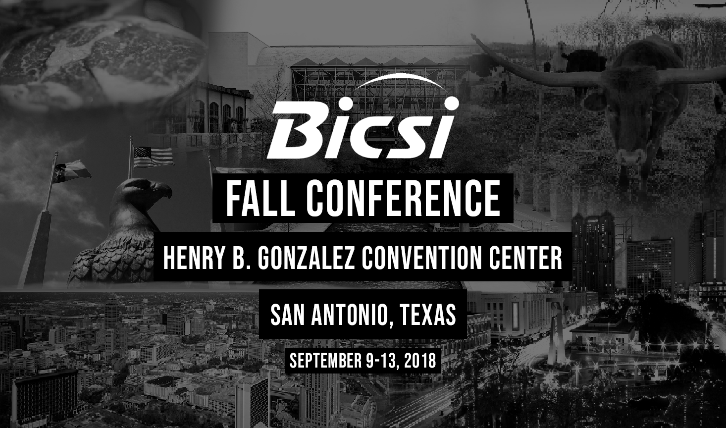 Collage of San antonio features at BICSI